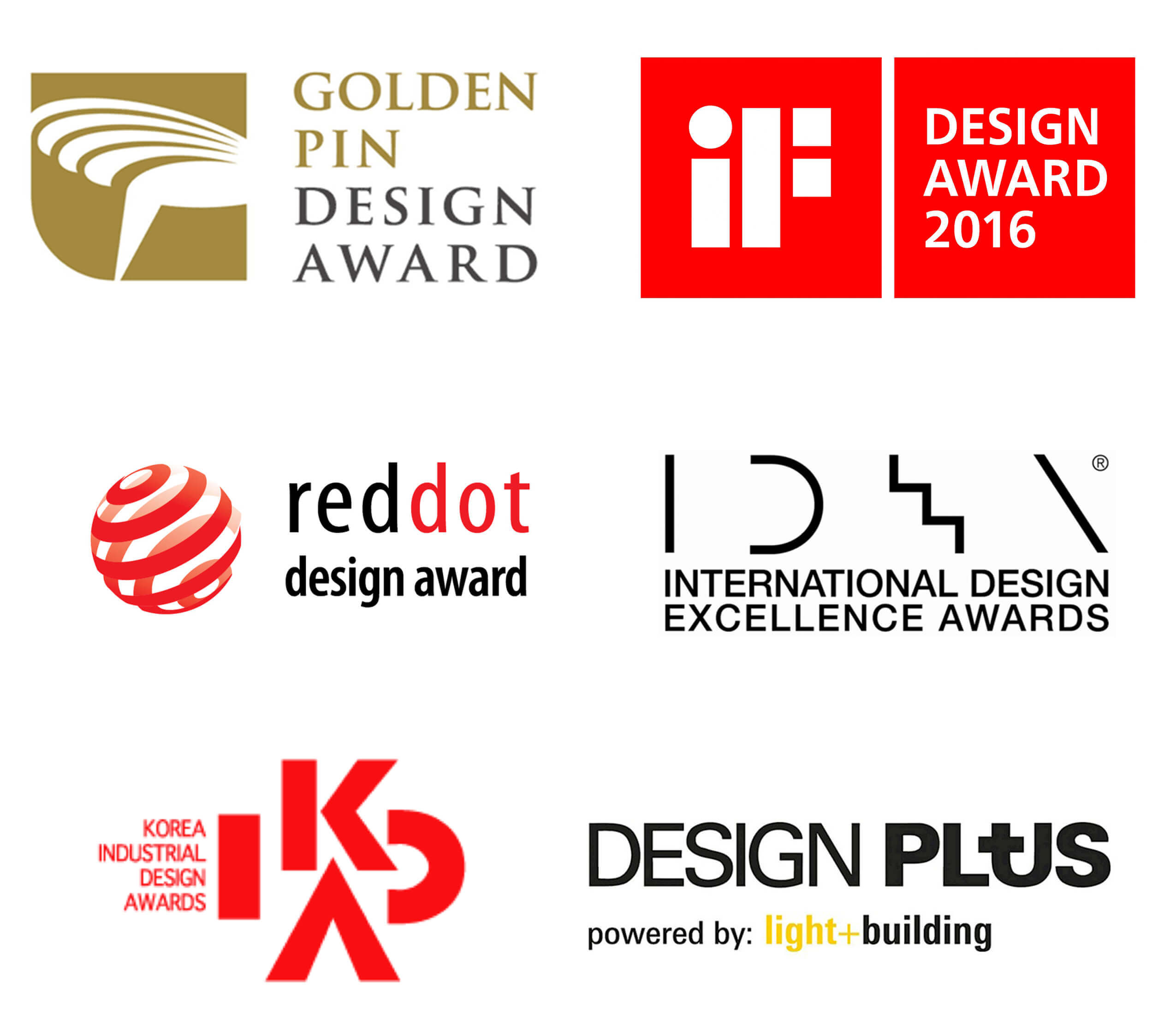 Logos de premios de marcas AG Lighting